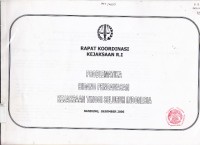 Image of Problematika bidang pengawasan Kejaksaan Tinggi seluruh Indonesia : rapat koordinasi Kejaksaan R.I.