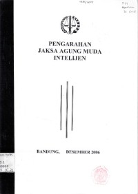 Image of Pengarahan jaksa agung muda intelijen