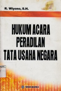 Image of Hukum Acara Peradilan Tata Usaha Negara