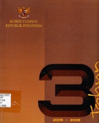 Image of Tiga Tahun Komisi Yudisial Republik Indonesia= 3 Tahun 2005-2008
